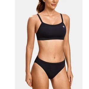 SYROKAN Women's Athletic Training Two Piece Swimsuit Bikini Sets size XXS New